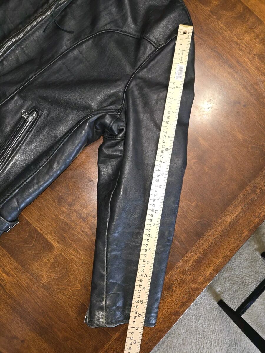 Schott Cafe Racer Leather Jacket Vintage 80's 90's | eBay Schott Cafe Racer Leather Jacket Vintage 80's 90's | eBay