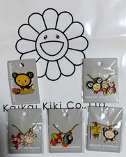 TAKASHI MURAKAMI Pins DOB Flower Kinoko Kaikai kiki 5 Set from Japan F/S