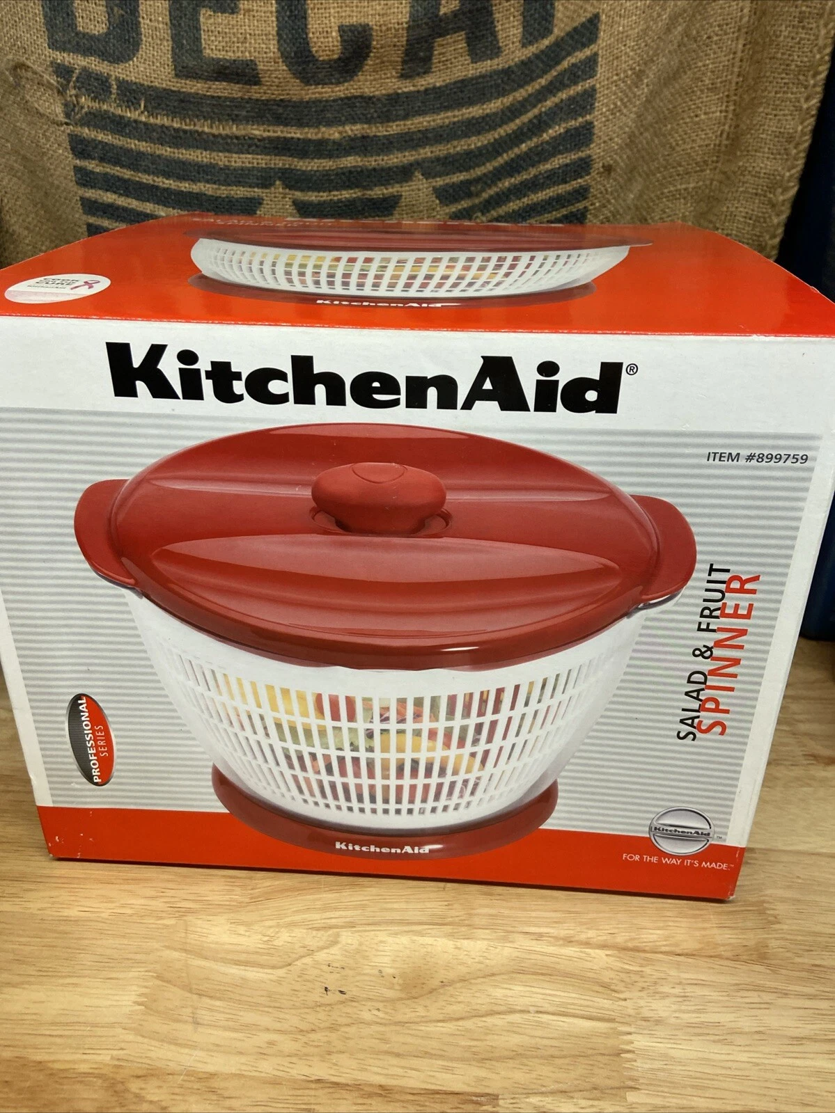 NEW KitchenAid RED Salad and Fruit Spinner New In Box
Opens in a new window or tab
