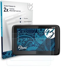 Bruni 2x Proteggi Schermo per TomTom PRO 5150 Truck Live Pellicola Protettiva
