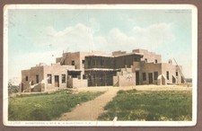 VINTAGE POSTCARD USED DORMITORIES UNIVERSITY OF NEW MEX, ALBUQUERQUE NEW MEXICO