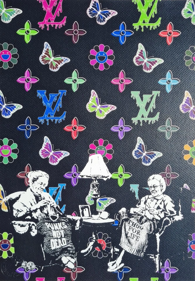 DEATH NYC * Grannies * 45 x 32 cm * signed * limited * Certificate # xx/120 - Bild 2 von 4