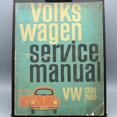 Volkswagen Service Manual VW 1300 1500 Robert Bentley 1966-1968