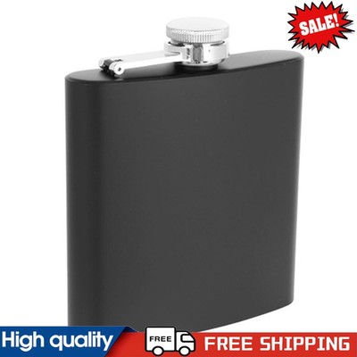 Matte Flagon Outdoor Trinkgeschirr Tragbar Edelstahl Flachmann (8oz) ~G