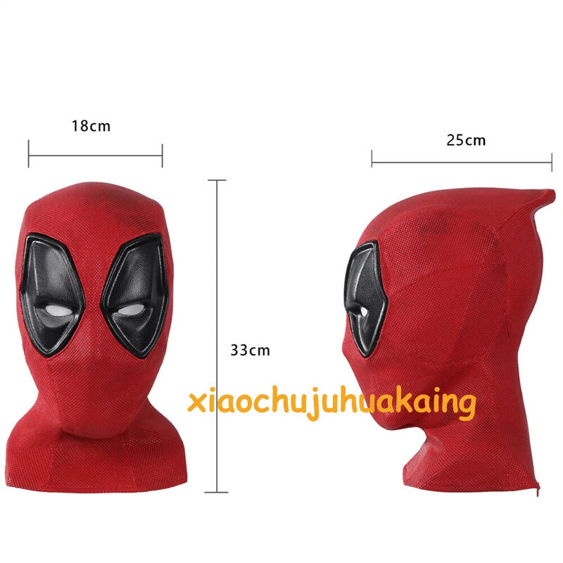 Deadpool Wade Wilson Cosplay Helmet Mask Headgear Halloween Costume Accessories - Image 2 of 4