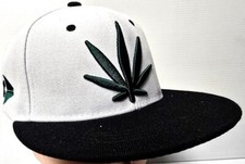 FLAT VISOR SPORT BASEBALL CAP LEAVES PRINTED STRAP BACK - SELECT YOUR COLOR