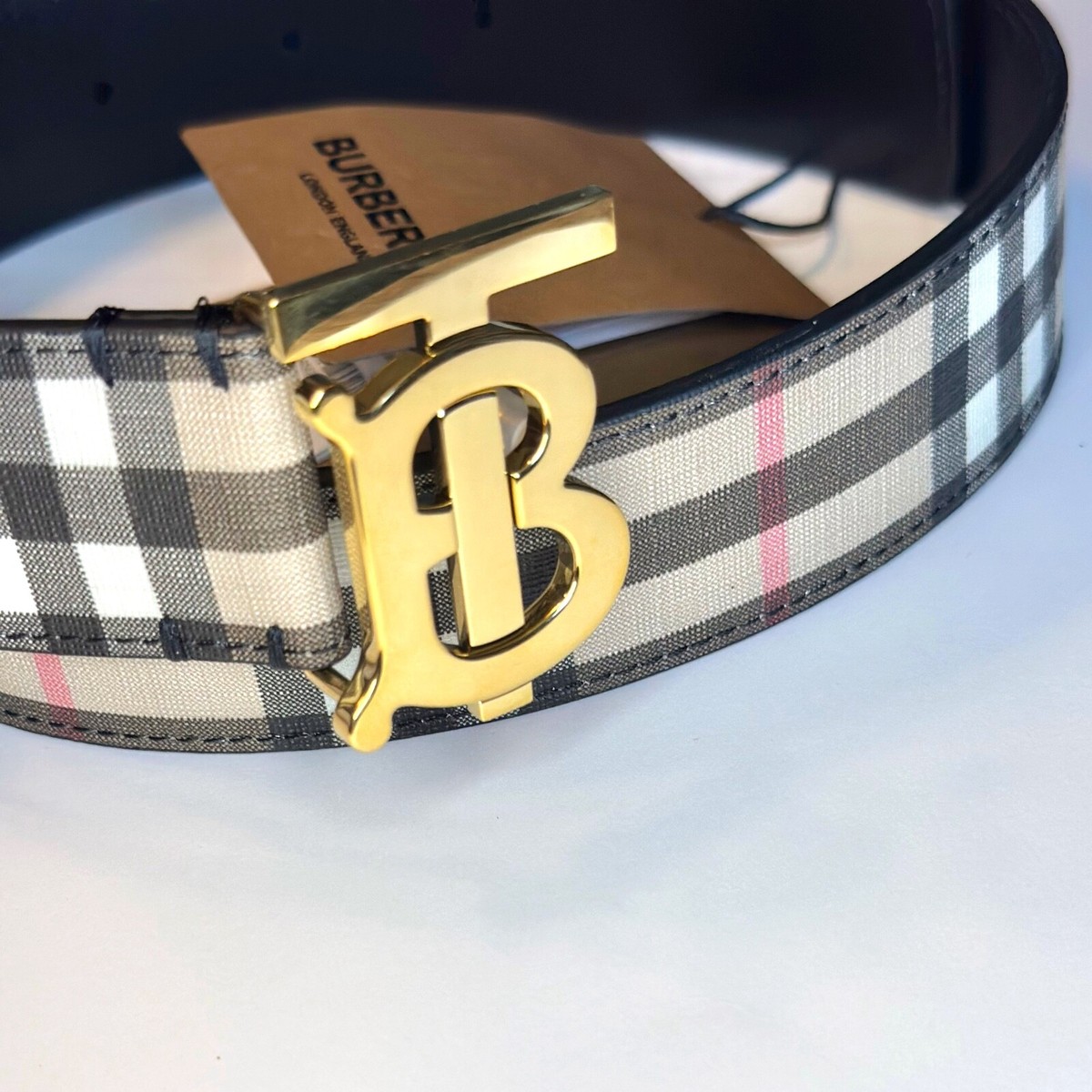 Burberry TB Check E Canvas and Leather *** size: small  display picture 1