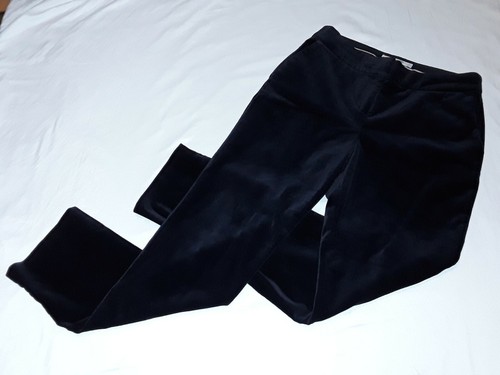 BODEN Velvet Pants Dark Navy Blue Flat 