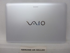 SONY VAIO SVE151 SERIE LAPTOP WEISS LCD BILDSCHIRM RÜCKSEITE ABDECKUNG DECKEL UND SCHARNIERE