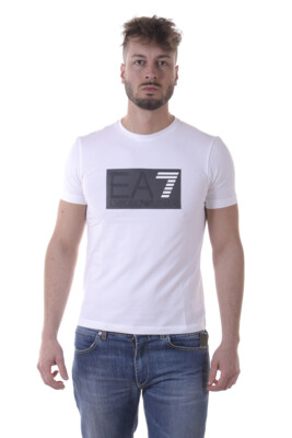 Emporio Armani EA7 T-Shirt Sweatshirt Man White 3YPTM0PJ20Z 1100 Sz L MAKE OFFER