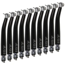 1-10* Black Dentist High Speed Handpiece 4Hole Air Turbine Standard Head fit NSK