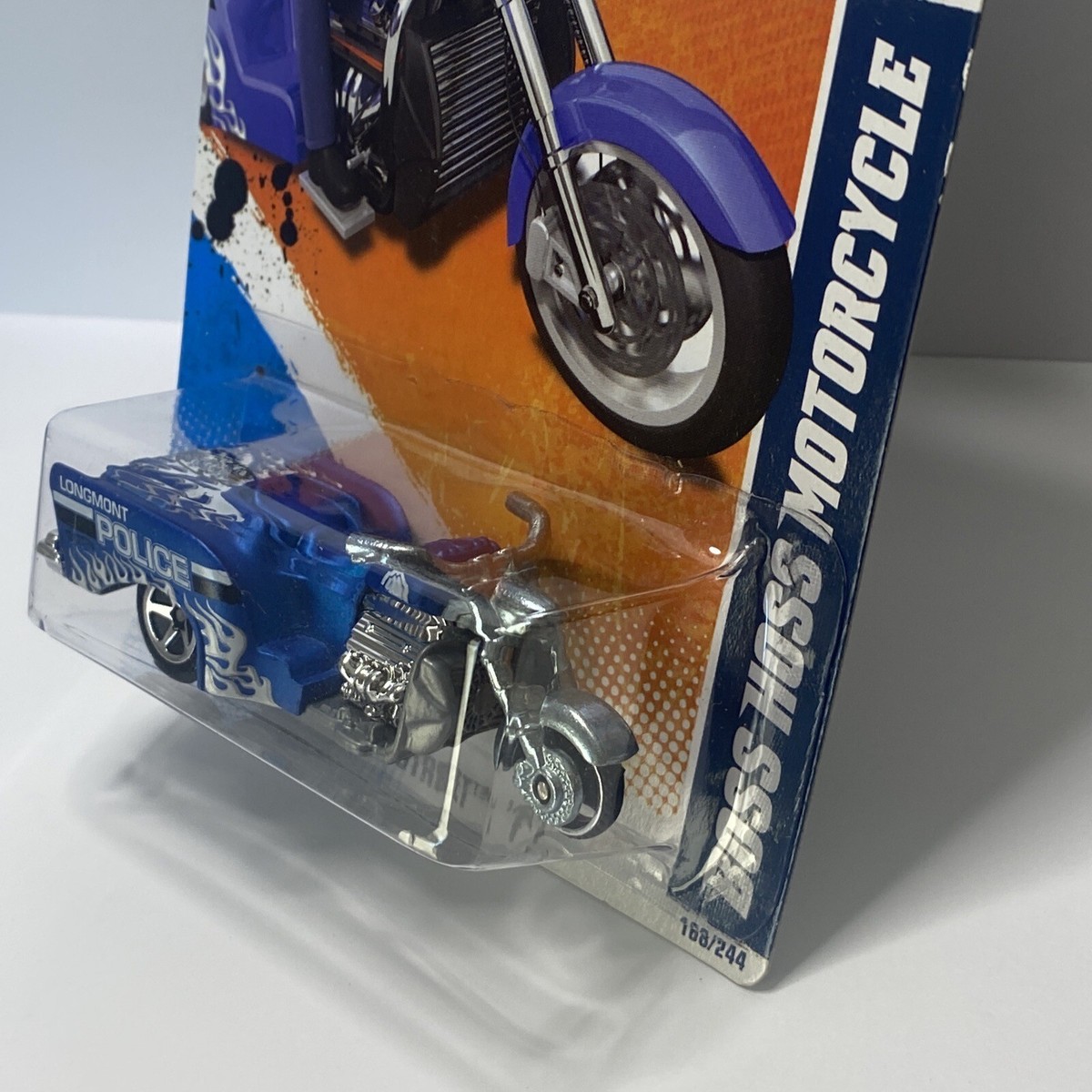 2011 Hot Wheels HW Main Street Boss Hoss Motorcycle (Blue) | eBay