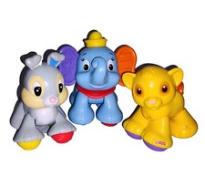Fisher Price Amazing Animals Disney Baby SIMBA Lion Cub DUMBO Elephant THUMPER
