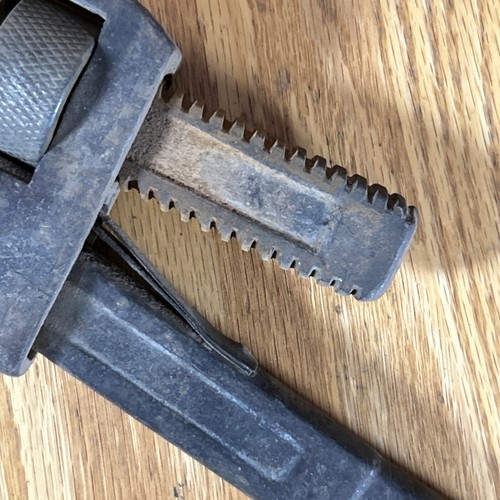 Vintage 18" Pipe Wrench True Value Steel USA Made - Picture 7 of 23