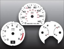 White Face Gauges For 1988-1989 Honda Prelude White Face Gauges For 1988-1989 Honda Prelude