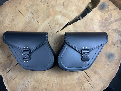 Seitentaschen Set Adonis schwarz passend für Harley Davidson Dyna 1996-2017