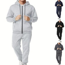 Mens Sweatsuits 2 Piece Sport Tracksuit Jogger Sweat Suits Jogging Outfits