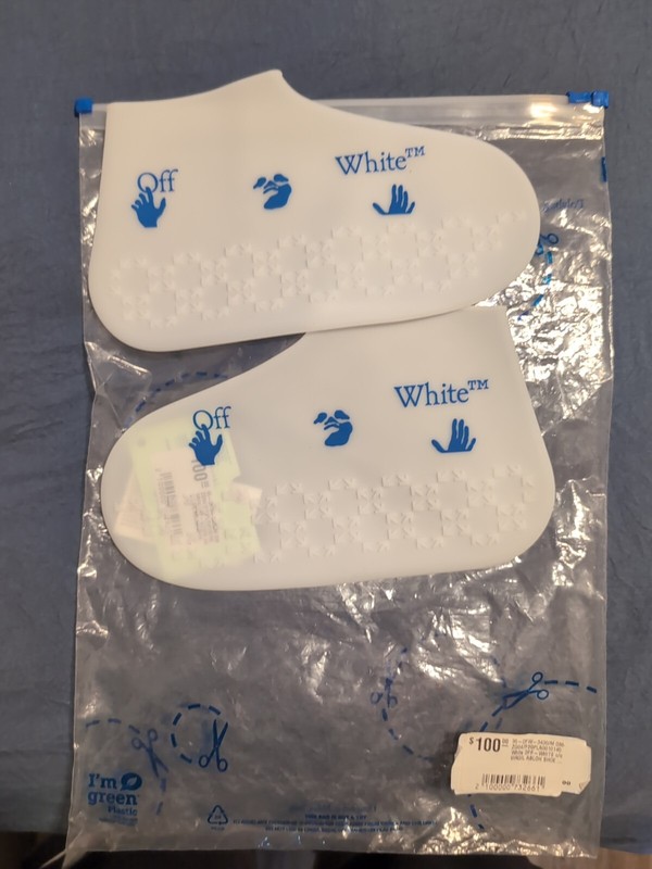 Off-White Rubber Shoe Covers