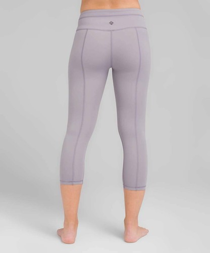 NWT New Purple Gray Prana Momento Capri Leggings Pants Womens Yoga S Vapor  Gym | eBay