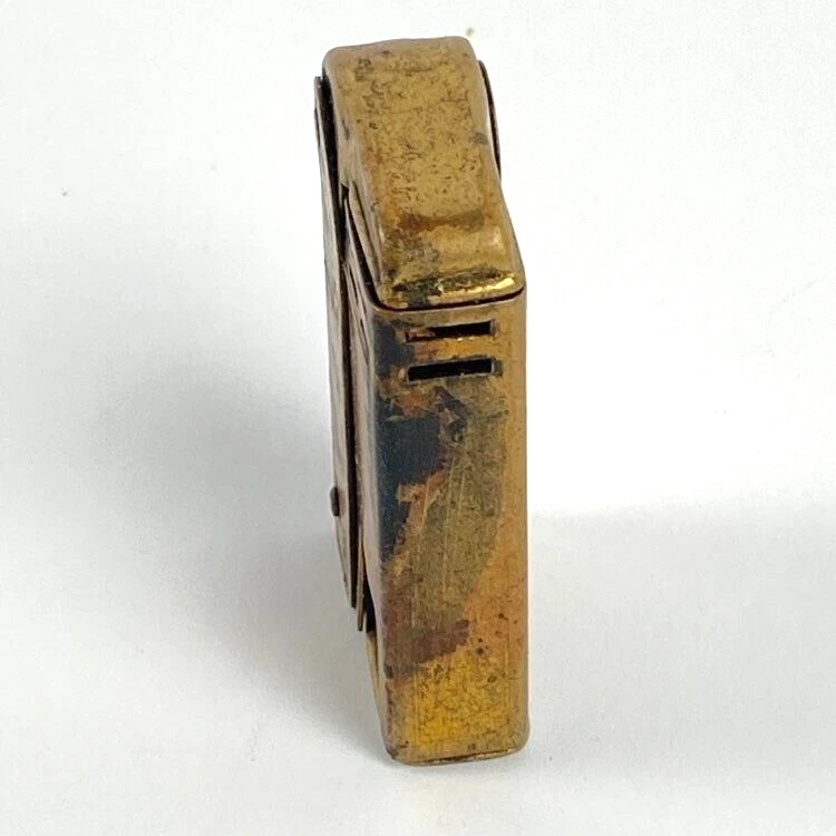Encendedor de latón Regens patente de EE. UU. pendiente de la Segunda Guerra Mundial piezas de colección solamente Foto 4 de 4