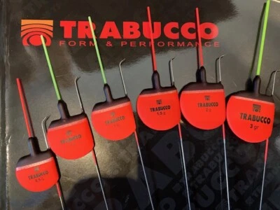 FLOTADOR PLANO TRABUCCO, ORÁCULO perfecto para flujos medios, 9 tamaños hasta 6g