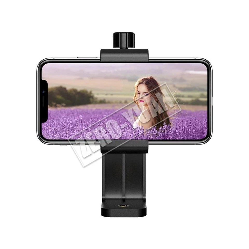 Universal Smartphone Tripod Adapter Cell Phone Holder Mount Adapter for iPhone - Image 2 of 4