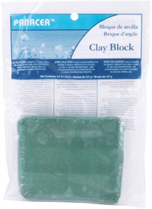 Panacea Pan60030 Floral Sticky Clay Block 4 5oz Green