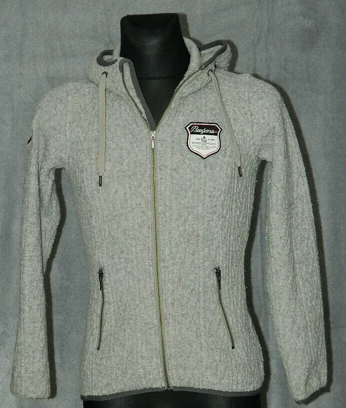 5 5 Bergans of Norway ladies S hoodie tecnowool full zipper wool