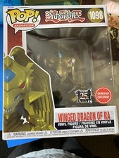 Funko POP Super: Yu-Gi-Oh Winged Dragon of Ra Metallic 6 inch Figure In Hand