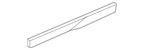 Moldura inferior puerta delantera del lado del conductor GM 2007-2017 GMC Saturn SL 22763773 genuina Foto 2 de 3