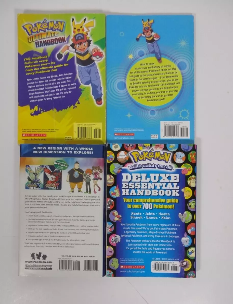 Pokemon X & Pokemon Y: The Official Kalos Region Guidebook Book *Lot of 4*  9780804161992