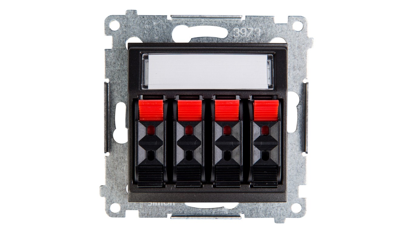 Simon 54 Speaker Box Quadruple Charcoal DGL34.01/48