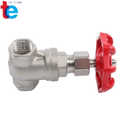 Heavy Duty 1/2'' NPT Gate Valve  Female x Female Rotary Wheel Handle