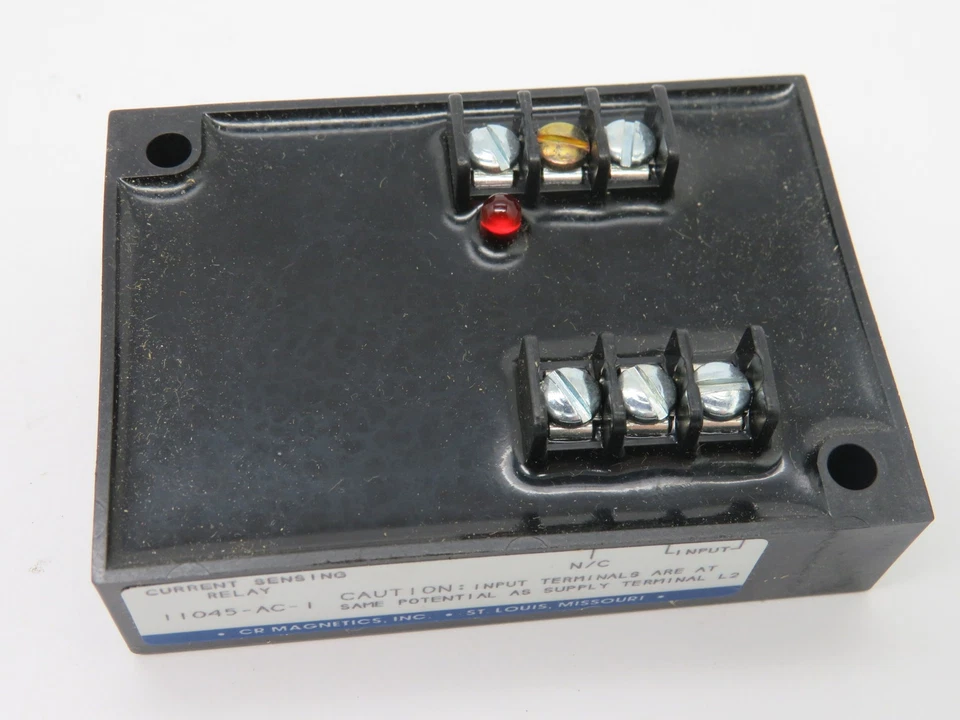 CR Magnetics 11045-AC-1 Current Sensing Relay AC Output 250mA 90-130V NEW - Image 3 of 4