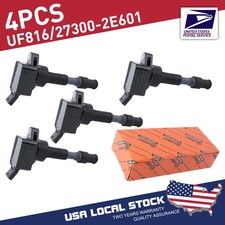 4PCS New 27300-2E601 Ignition Coil UF816 For Hyundai Sonata Elantra Kona Kia US