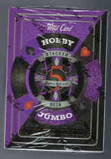 2026 Wild Card Five Card Draw Stacked Deck NFL Football Sealed Hobby Jumbo Box