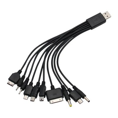 10 In 1 Multi-Function USB Cable Universal Phone Charging Cable Multi-head Charg