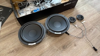 [New, open box] Audison Voce II AVK 6 S II 2-Way Hi-Res Component Speaker Set