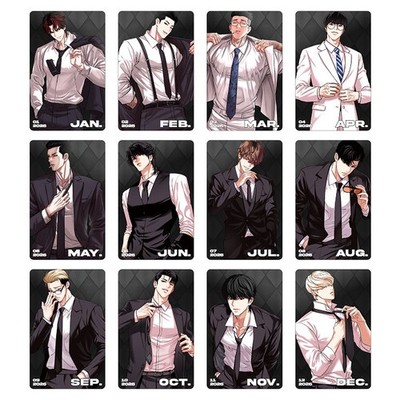 LOOKISM OFFICIAL MD GOODS RANDOM 2026 CALENDAR PHOTO CARD Korea Webtoon Poca