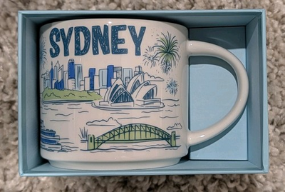 #ad LAST Starbucks SYDNEY Australia Been There Series 14 oz Coffee Mug NEW w Box $69.99