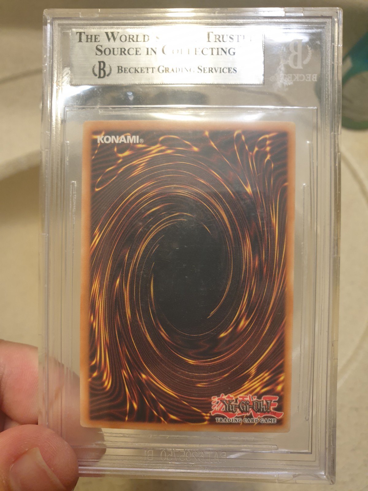 Stardust Dragon Yugioh 2008 TDGS-EN040 Ghost Rare 1st Edition Bgs 9 view 2