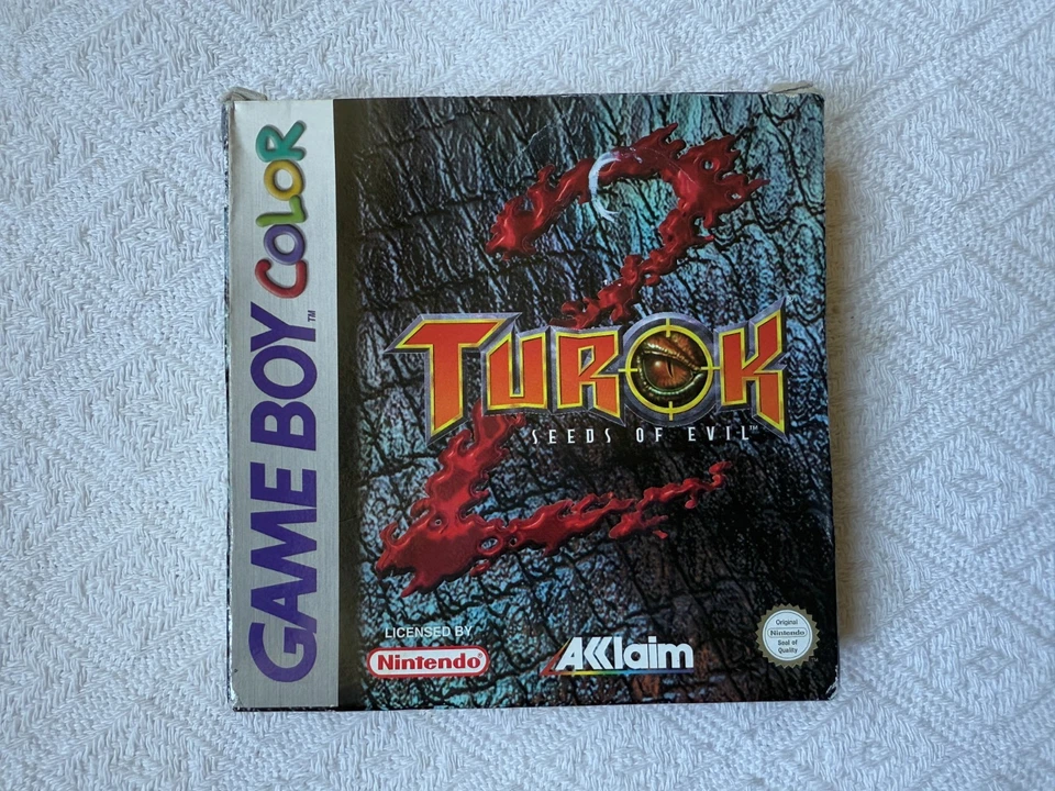 Turok 2 Seeds of Evil Nintendo Game Boy Color - UK PAL GC CIB with Reg - Tracked - Image 4 of 4