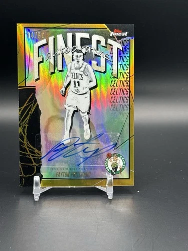 2025-26 Topps Finest Payton Pritchard Finest Autograph Gold /50 Celtics