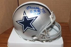 Chuck Howley Dallas Cowboys Autograph Ridell Mini Helmet COA Denver Autographs