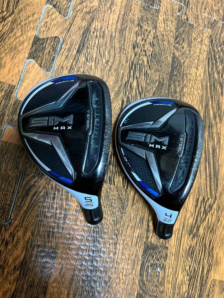 TaylorMade SIM MAX Utility Heads 4U 5U Excellent JAPAN | eBay