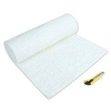 1"x24"x72",2400F Ceramic Fiber Fireproof Insulation Blanket, Applicable to Fu...