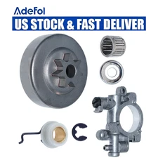 3/8" 7T Clutch Drum Oil Pump Worm Gear Kit For STIHL MS311 MS391 MS290 MS310 390