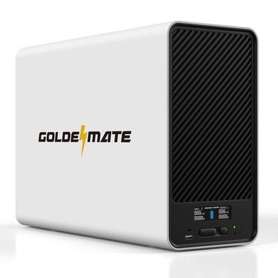 GOLDENMATE 2000VA LiFePO4 UPS 1600W Battery Backup Pure Sine Wave for Gaming PC