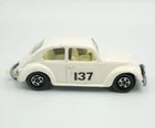 1968 Matchbox Lesney White Volkswagen 1500 Saloon No 15 Made In England