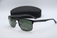 NEW COLUMBIA C125S 070 BLACK GREY GUNMETAL AUTHENTIC FRAMES SUNGLASSES 60-18
